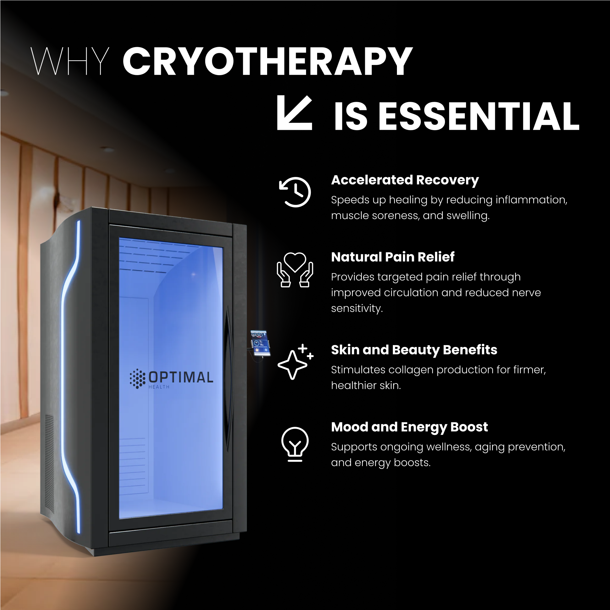 Cryo 1 Person - Electric Whole-Body Cryotherapy Chamber