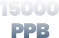 Up to 15000PPB Concentration