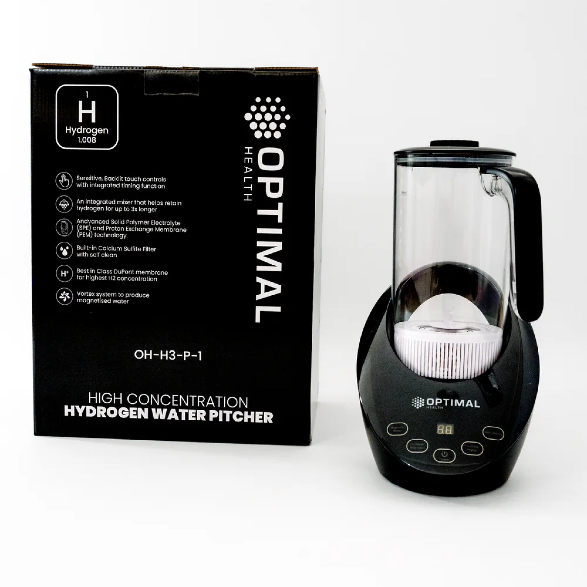 Hydrogen Water Pitcher for Recovery & Wellness